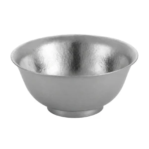TiRoam pure titanium rice bowl on a clean white background, lightweight reusable titanium bowl for home dining, camping, backpacking, and outdoor meals.