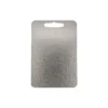 Large pure titanium cutting board, 18.1 × 11.8 in, with textured surface and built-in handle.