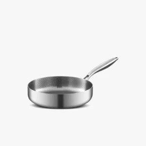 Silver titanium frying pan 20 cm without lid