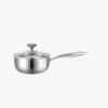 18 cm pure titanium saucepan with tempered glass lid