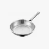 TiRoam embossed titanium frying pan with a pure titanium dragon-scale textured cooking surface